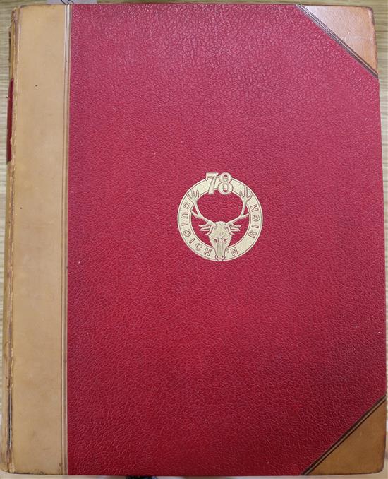 Major H. Davidson, History and Services of the 78th Highlanders W & A K Johnston 1901, two vols,